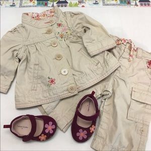 Gap Khaki Jacket With Matching Pants